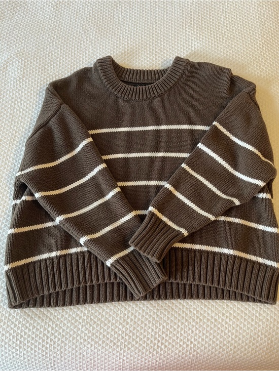 Quince Sweaters - Quince Striped Crew Sweater
